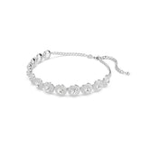 Una Angelic choker, White, Rhodium plated